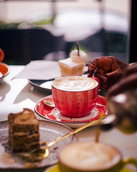 Coffee and cake at LVER
