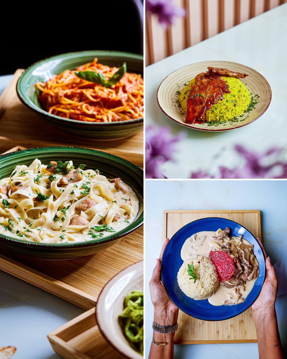 Signature dishes at La Vie En Rose